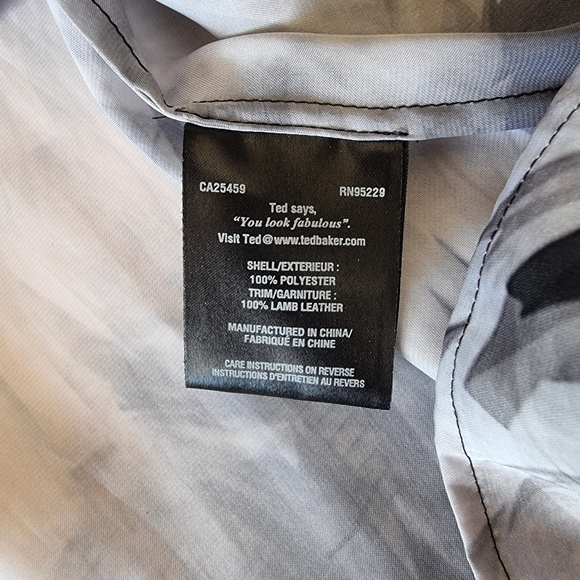 Ted Baker Dress/Top with Leather - Picture 6 of 12